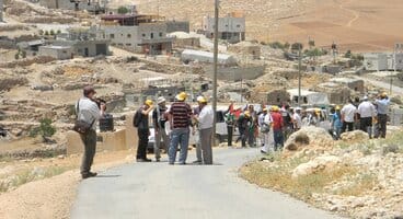 2011-06-10 Fatah members organize demo in At-Tuwani