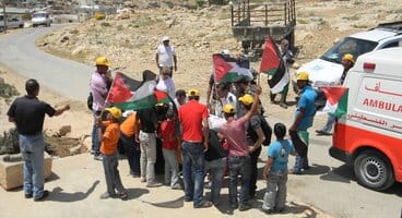 2011-06-10 Fatah members organize demo in At-Tuwani