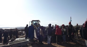 2012-01-25 New demolitions in Beduin village of Umm Al Kheer