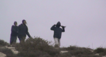 2012-03-17 Settlers from Havat Ma'on attack a Palestinian shepherd and an International volunteer