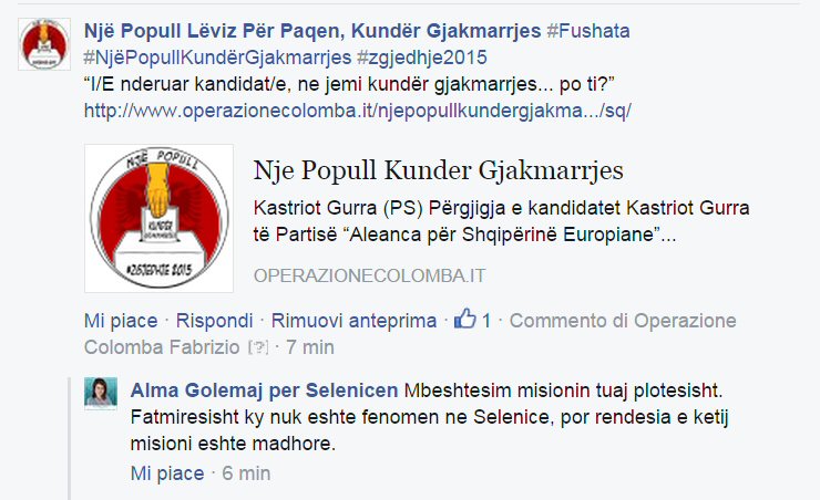 Alma Golemaj per Selenicen